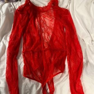 Lingerie style bodysuit